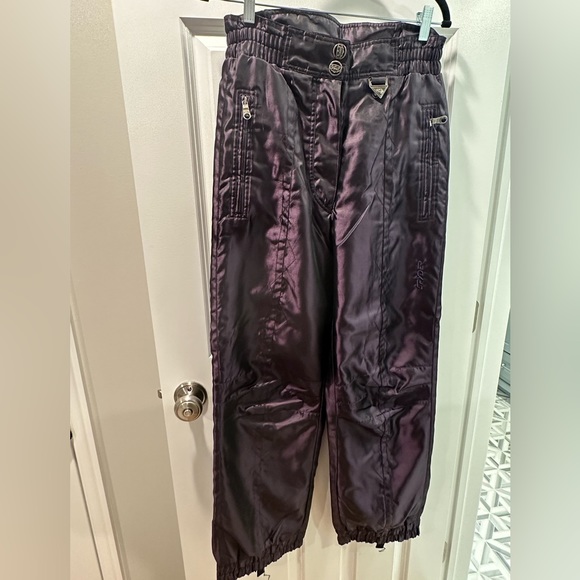 Women's Spyder purple ski pants size